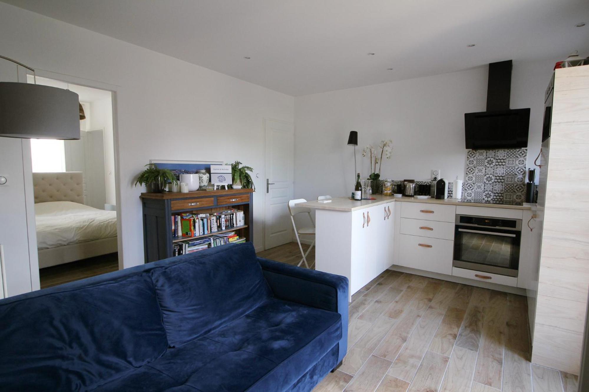 Appartement Avec Terrasse Privee, Plage A Pied Saint-Aubin-Sur-Mer  Exterior foto