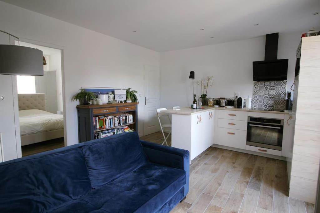 Appartement Avec Terrasse Privee, Plage A Pied Saint-Aubin-Sur-Mer  Exterior foto